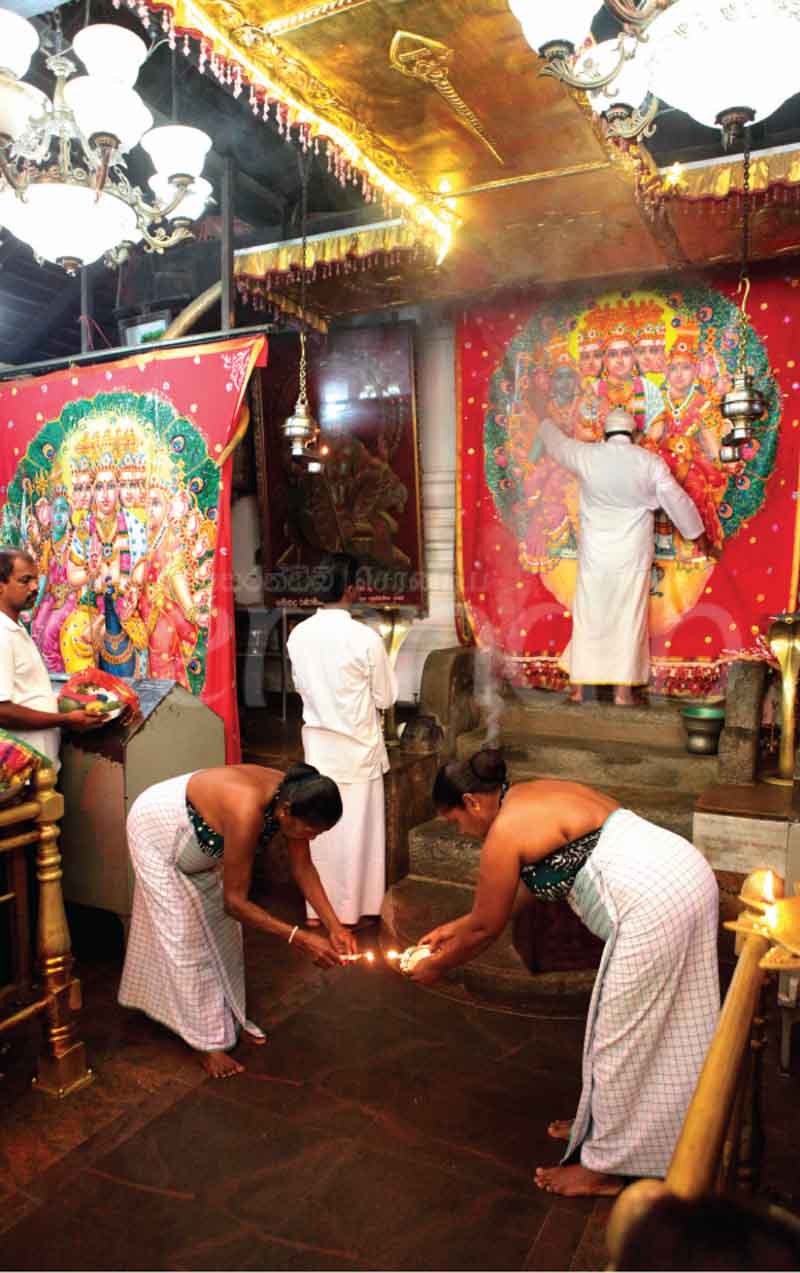 Alatti Ammala Puja and the blessing of the kapurala