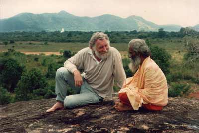 Dr. David Bellamy interviews Matara Swami at Kataragama