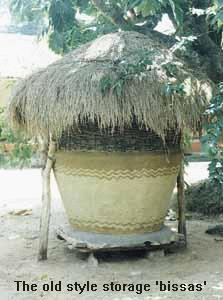 Traditional Bissa or seed storage bin (15kb)