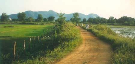 Seven hills of Kataragama